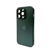 Чохол для смартфона AG Glass Matt Frame Color Logo for Apple iPhone 15 Pro Cangling Green (AGMattFrameiP15PGreen)