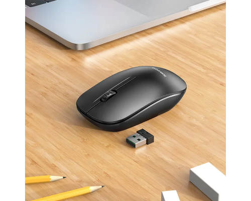 Маніпулятор миша BOROFONE BG14 Planet 2.4G business wireless mouse Black (6941991113376)