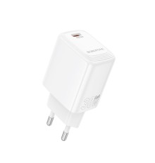 Мережевий зарядний пристрій BOROFONE BN28 Fuente single port PD30W charger (EU) White (6941991120299)