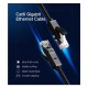 Мережевий кабель UGREEN NW102 Cat 6 U/UTP Lan Flat Cable 5m (Black)(UGR-50176) (UGR-50176)