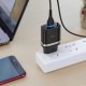 Мережевий зарядний пристрій з кабелем HOCO C12Q Smart QC3.0 charger set(Micro) 18W Black (6931474716279)
