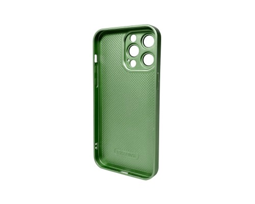 Чохол для смартфона AG Glass Matt Frame Color Logo for Apple iPhone 15 Pro Max Light Green (AGMattFrameiP15PMLGreen)
