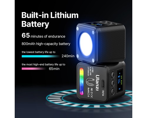 Відеосвітло Ulanzi Vijim L2 RGB COB VEDIO LIGHT, 4W (UV-2878 L2 RGB) (2878)