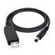 Кабель живлення для роутера USB-DC 5v-12v (1m) (USBDC512)