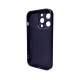 Чохол для смартфона AG Glass Matt Frame Color Logo for Apple iPhone 15 Pro Deep Purple (AGMattFrameiP15PPurple)