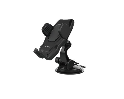 Автотримач для телефона HOCO CA31 cool run suction cup car holder Black (6957531077602)