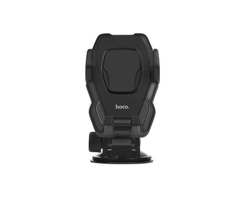 Автотримач для телефона HOCO CA31 cool run suction cup car holder Black (6957531077602)