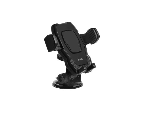 Автотримач для телефона HOCO CA31 cool run suction cup car holder Black (6957531077602)