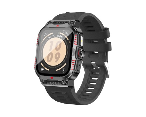 Смарт-годинник W&O X7 Plus 44mm. 300 mAh. IP67 Black (WOX7PBL)