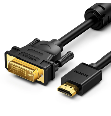 Кабель UGREEN HD106 HDMI to DVI Cable 2m (Black) (UGR-10135) (UGR-10135)