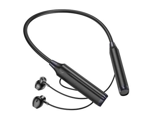 Бездротові спортивні навушники BOROFONE BE64 Perfect neckband BT earphones Black (6941991103704)
