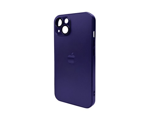 Чохол для смартфона AG Glass Matt Frame Color Logo for Apple iPhone 12 Deep Purple (AGMattFrameiP12Purple)