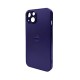 Чохол для смартфона AG Glass Matt Frame Color Logo for Apple iPhone 12 Deep Purple (AGMattFrameiP12Purple)