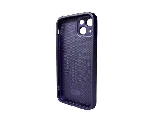 Чохол для смартфона AG Glass Matt Frame Color Logo for Apple iPhone 12 Deep Purple (AGMattFrameiP12Purple)
