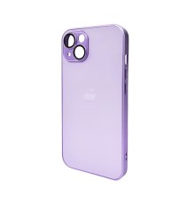 Чохол для смартфона AG Glass Matt Frame Color Logo for Apple iPhone 12 Light Purple (AGMattFrameiP12LPurple)