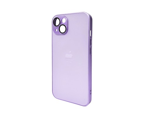 Чохол для смартфона AG Glass Matt Frame Color Logo for Apple iPhone 12 Light Purple (AGMattFrameiP12LPurple)
