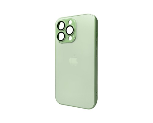Чохол для смартфона AG Glass Matt Frame Color Logo for Apple iPhone 11 Pro Light Green (AGMattFrameiP11PLGreen)