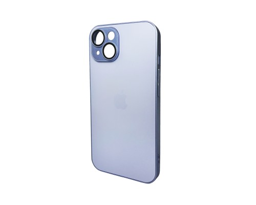 Чохол для смартфона AG Glass Matt Frame Color Logo for Apple iPhone 15 Sierra Blue (AGMattFrameiP15LBlue)