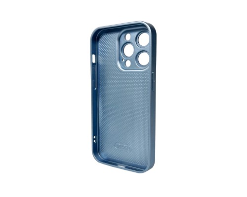 Чохол для смартфона AG Glass Matt Frame Color Logo for Apple iPhone 15 Pro Sierra Blue (AGMattFrameiP15PLBlue)