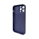 Чохол для смартфона AG Glass Matt Frame Color Logo for Apple iPhone 13 Pro Max Navy Blue (AGMattFrameiP13PMBlue)