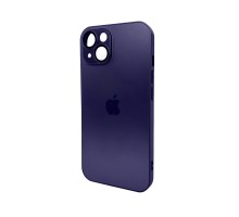 Чохол для смартфона AG Glass Matt Frame Color Logo for Apple iPhone 14 Deep Purple (AGMattFrameiP14Purple)