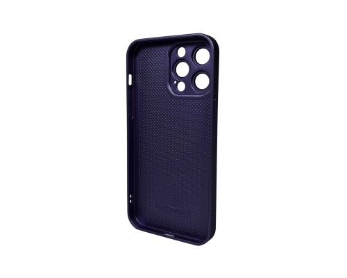 Чохол для смартфона AG Glass Matt Frame Color Logo for Apple iPhone 15 Pro Max Deep Purple (AGMattFrameiP15PMPurple)