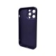 Чохол для смартфона AG Glass Matt Frame Color Logo for Apple iPhone 15 Pro Max Deep Purple (AGMattFrameiP15PMPurple)