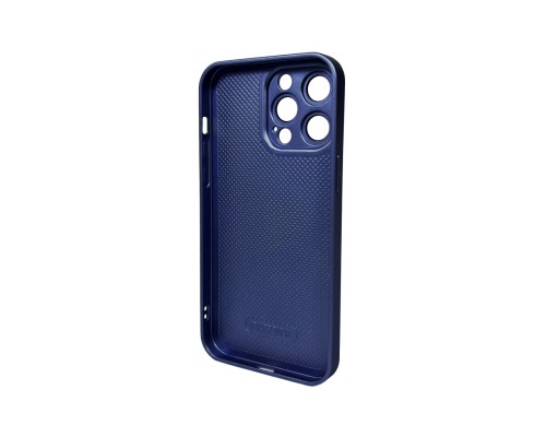 Чохол для смартфона AG Glass Matt Frame Color Logo for Apple iPhone 15 Pro Max Navy Blue (AGMattFrameiP15PMBlue)