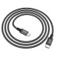 Кабель HOCO X14 Type-C to iP 3A, 20W, 1m, nylon, aluminum connectors, Black (6931474752192)