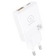 Мережевий зарядний пристрій WUW-C217 PD 25W USB A + Type-C white (C217)