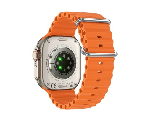 Смарт-годинник HOCO Y23 Ultra 51mm. 300 mAh. IP 67 Smart sports watch(call version) Titanium gold (6942007634908)