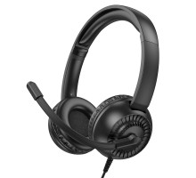 Навушники ігрові HOCO W112 Pure headphones Black (6942007645041)
