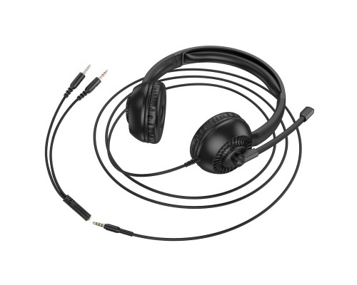 Навушники ігрові HOCO W112 Pure headphones Black (6942007645041)
