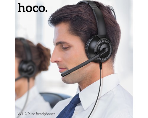 Навушники ігрові HOCO W112 Pure headphones Black (6942007645041)