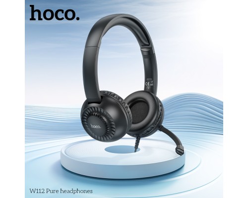 Навушники ігрові HOCO W112 Pure headphones Black (6942007645041)