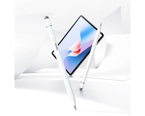 Стилус Baseus Wise Writing HN1 Universal Version  Wired Charging 2-in-1 Stylus For HUAWEI/XIAOMI Moon White (With Type-C Cable*1 and Tip*1 and Palm Re (B0004F01)