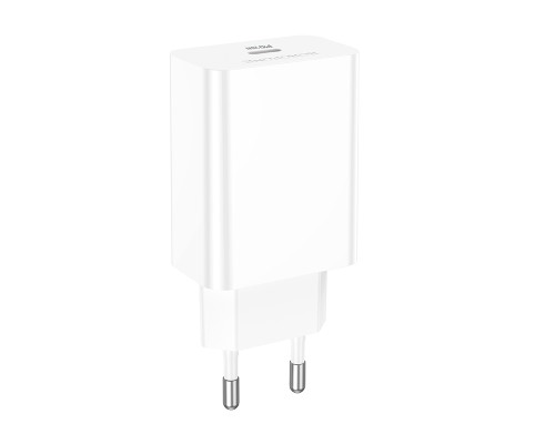 Мережевий зарядний пристрій BOROFONE BA21A Pro Long journey single port PD20W charger White (6941991111402)
