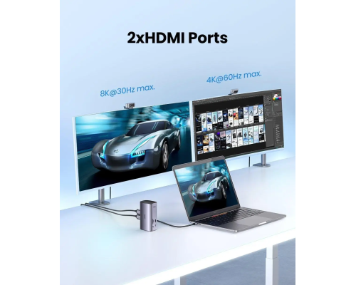 USB-хаб Ugreen USB-C Multifunctional Docking Station(13-in-1) (UGR-90325)