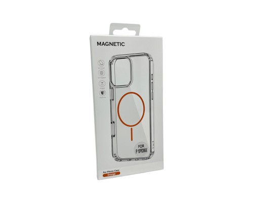 Чохол Cosmic Acrylic Thin Magnetic for Apple iPhone 14 Pro Max Orange (AcColMagi14pmOrange)