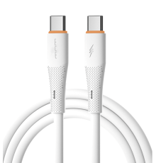 Кабель WUW-X225 Type-C to Type-C PD 65W white (X225)