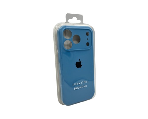 Чохол для смартфона Silicone Full Case AA Camera Protect for Apple iPhone 17 Pro 49,Cornflower (FullAAi17P-49)