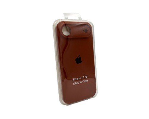 Чохол для смартфона Silicone Full Case AA Camera Protect for Apple iPhone 17 Air 42,Saddle Brown (FullAAi17A-42)