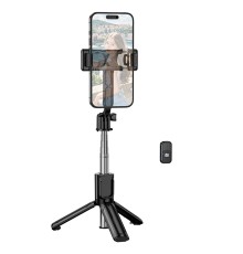 Селфі-трипод BOROFONE BY14 Graceful mini live broadcast holder Black (6941991122958)