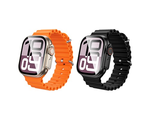 Смарт-годинник BOROFONE BD14 Ultra 51mm. 180 mAh. Smart sports watch(call version) Titanium Gold (6941991124280)