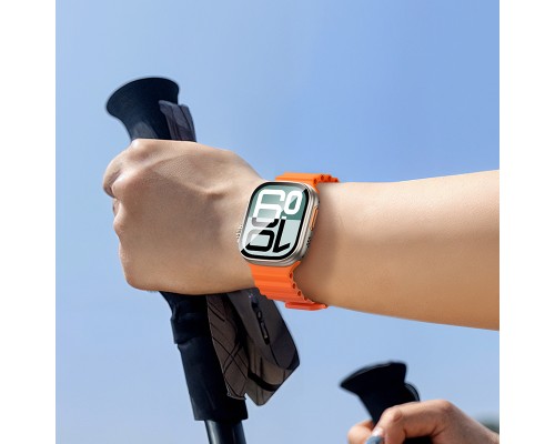 Смарт-годинник BOROFONE BD14 Ultra 51mm. 180 mAh. Smart sports watch(call version) Titanium Gold (6941991124280)