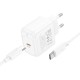 Мережевий зарядний пристрій з кабелем HOCO CS53A Surplus single port PD25W charger set(C to C) White (6942007631501)