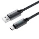 Кабель ACEFAST C19-04 USB-A to USB-C  fast charging data cable Black (6974316284482)