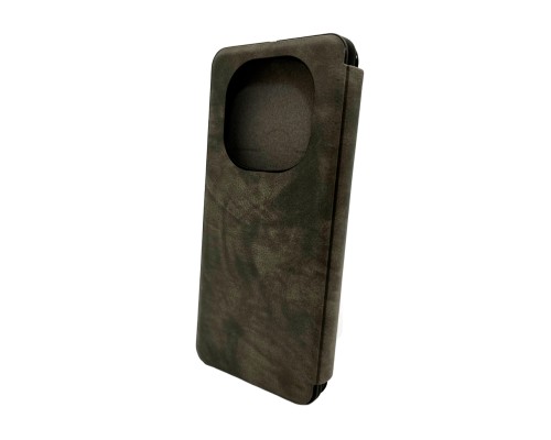 Чохол для смартфона Leather Premium for Xiaomi Redmi Note 14 Pro 4G Grey (LPRRmNt14Pro4GGrey)