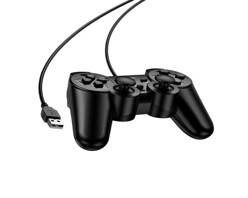 Геймпад дротовий HOCO GA3 Fast link wired game controller Black (6942007666619)