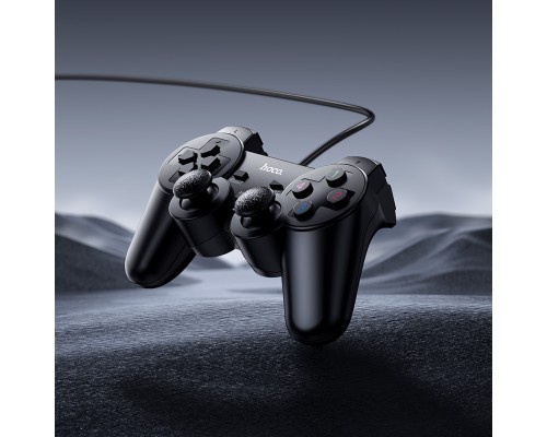 Геймпад дротовий HOCO GA3 Fast link wired game controller Black (6942007666619)